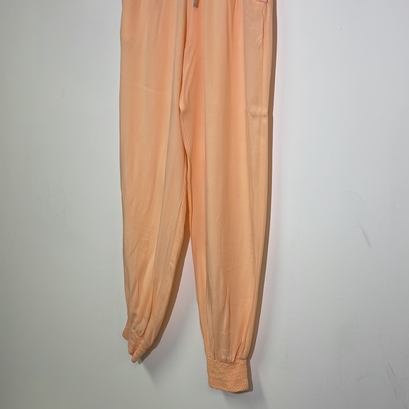Skeini Orange Jogger Draw String Pants Size L - Picture 2 of 6